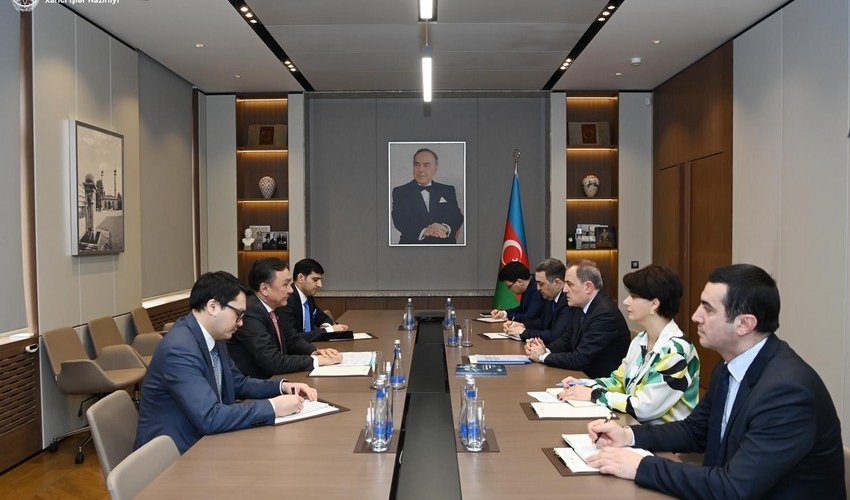 Jeyhun Bayramov meets with OTS Secretary-General Jeyhun Bayramov meets with OTS Secretary-General