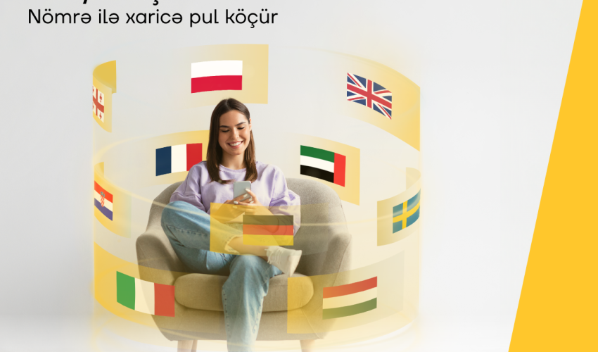 Yelo App-də xaricə pul köçürmək üçün mobil nömrə yetərlidir