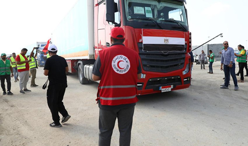 Rəfahda Qəzzaya yardım üçün logistika mərkəzi yaradılır