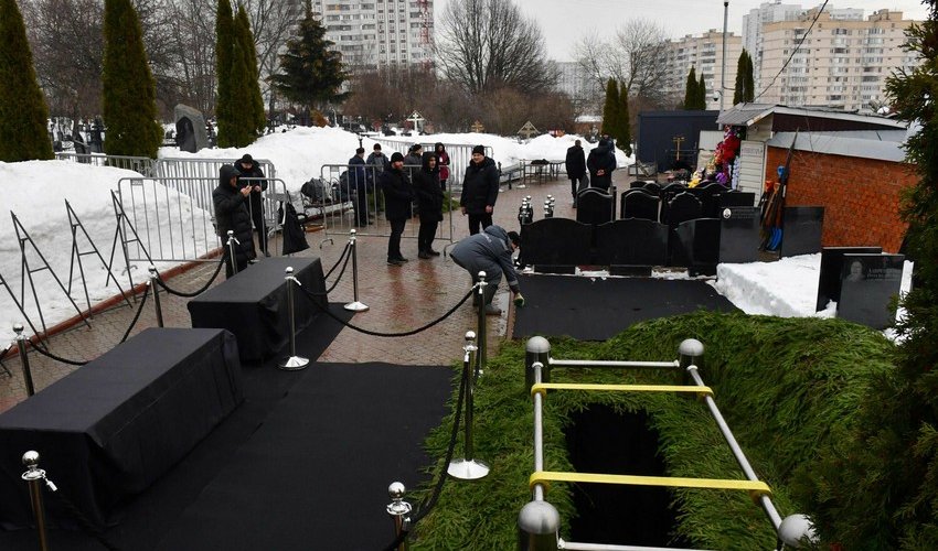 Russia's Navalny laid to rest at Borisovskoye cemetery in Moscow Russia's Navalny laid to rest at Borisovskoye cemetery in Moscow