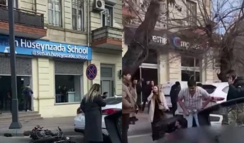 В Баку автомобиль столкнулся с мотоциклом: есть пострадавшие В Баку автомобиль столкнулся с мотоциклом: есть пострадавшие