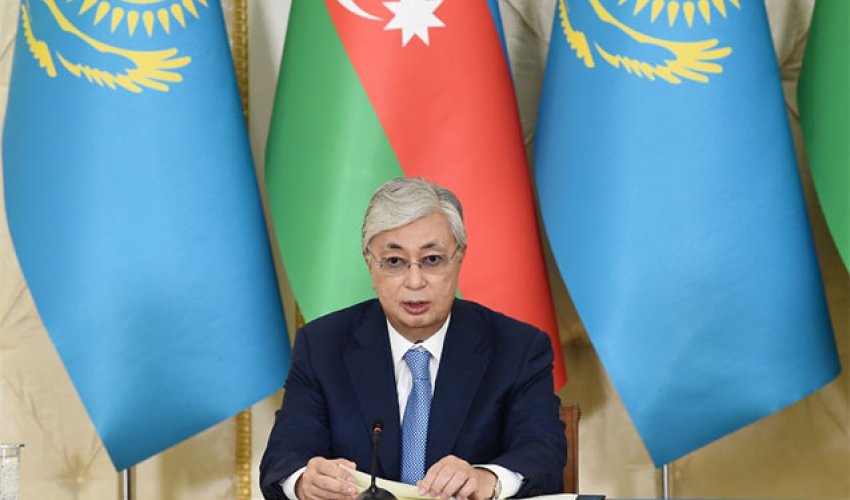 Qazaxıstan lideri Azərbaycan KİV-lərinə müsahibə verib