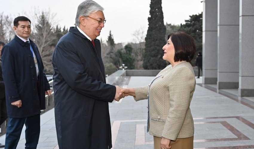 Sahibə Qafarova Qazaxıstan Prezidenti ilə görüşüb