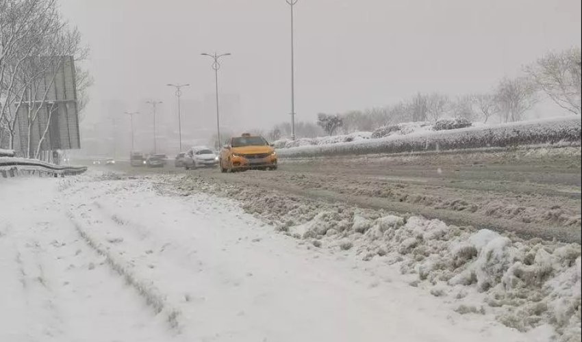 Türkiyədə güclü qar yağıb,məktəblər bağlanıb