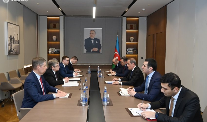 Ceyhun Bayramov Pavel Knyazevi qəbul edib