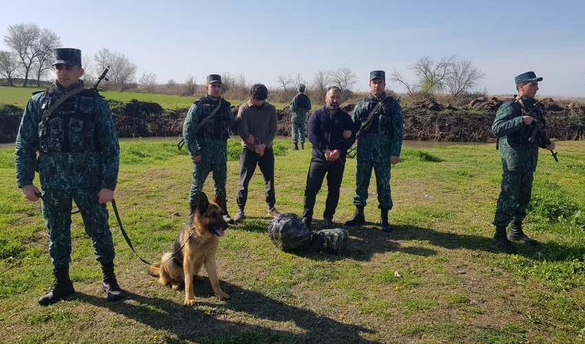 Sərhədi pozmağa cəhd edən şəxslər saxlanılıb Sərhədi pozmağa cəhd edən şəxslər saxlanılıb