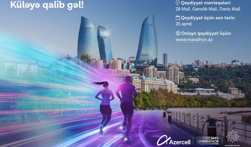 “Azercell Telekom”un eksklüziv tərəfdaşlığı ilə “Bakı Marafonu 2024”  baş tutacaq