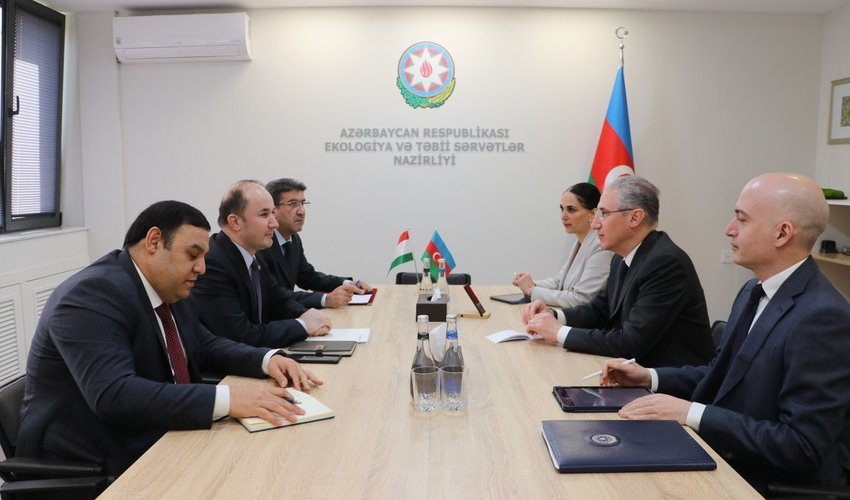 Muxtar Babayev Tacikistan səfiri ilə COP-29-a hazırlıq məsələlərini müzakirə edib