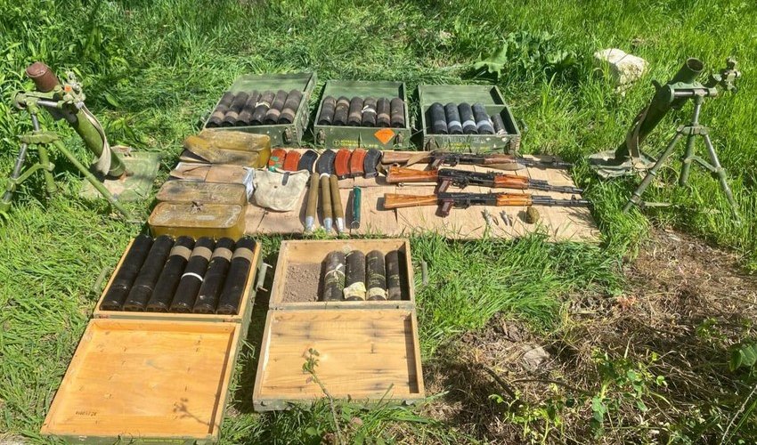 Ammunition found in liberated Aghdam