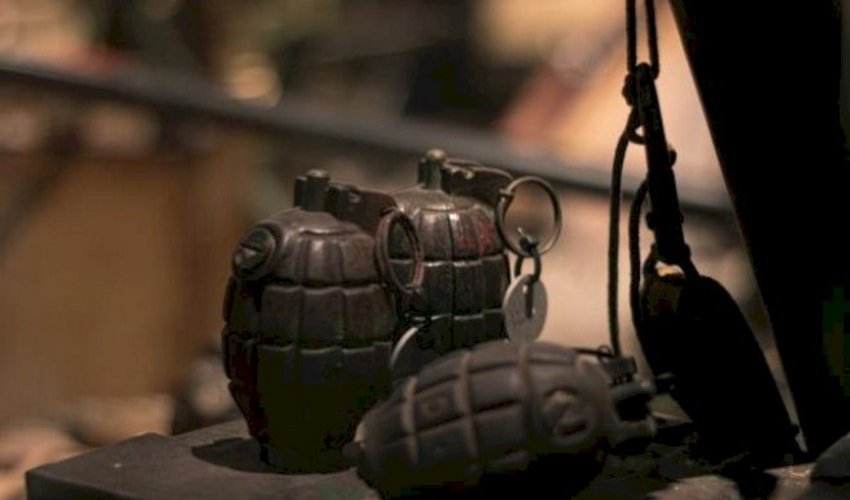 Assault rifles, grenades, and grenade launchers found in Khankandi