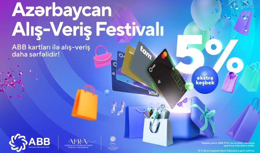ABB-nin baş sponsorluğu ilə alış-veriş festivalı davam edir! ABB-nin baş sponsorluğu ilə alış-veriş festivalı davam edir!