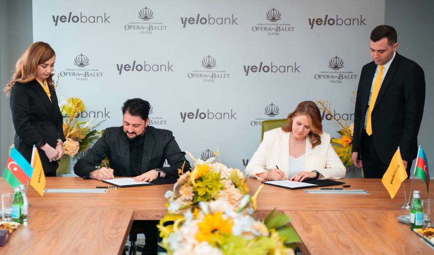 Yelo Bank ilə Azərbaycan Dövlət Akademik Opera və Balet Teatrı arasında müqavilə imzalanıb