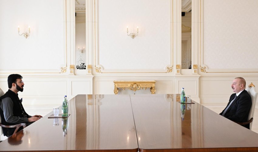 Prezident İlham Əliyev Pakistanın MUSLİM İnstitutunun direktorunu qəbul edib