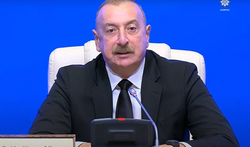 İlham Əliyev Forumun açılışında iştirak edir - Canlı