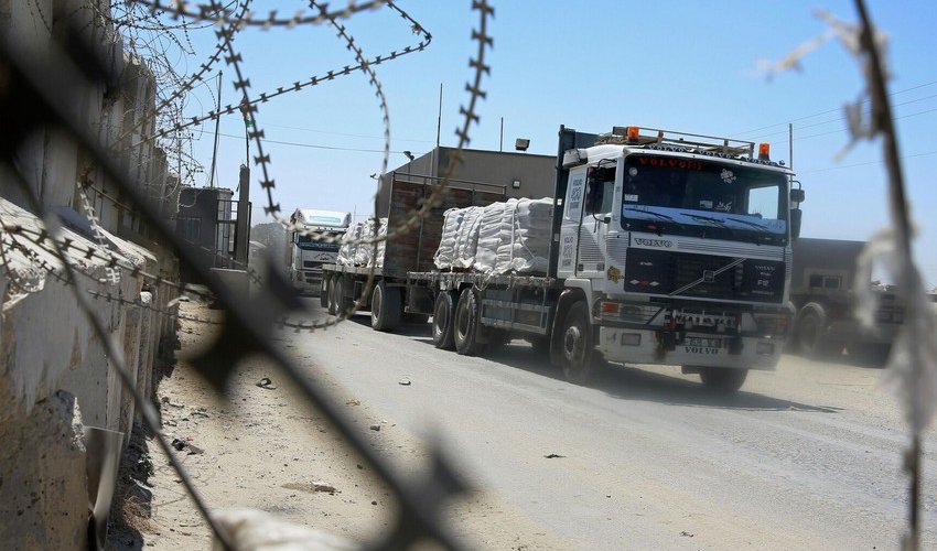 Israel says Kerem Shalom checkpoint open for humanitarian aid in Gaza Israel says Kerem Shalom checkpoint open for humanitarian aid in Gaza