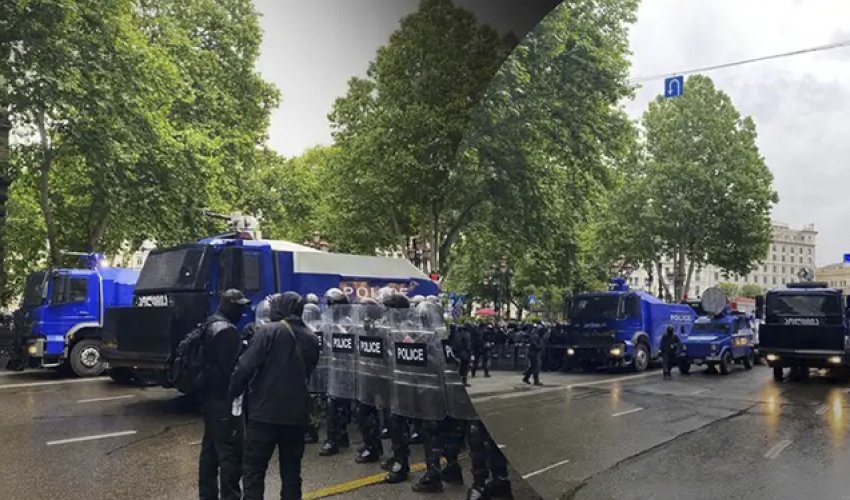 Gürcüstanda aksiya iştirakçıları yolu bağlayıblar - YENİLƏNİB