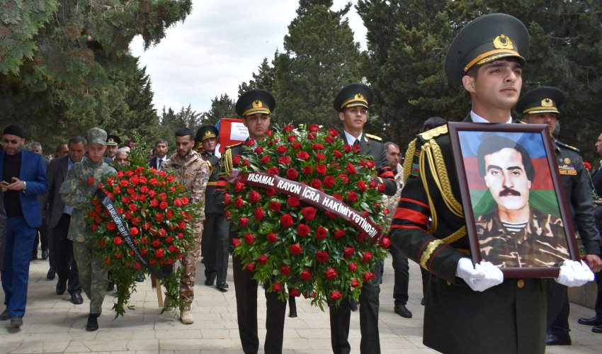 Birinci Qarabağ müharibəsinin şəhidi dəfn edilib Birinci Qarabağ müharibəsinin şəhidi dəfn edilib