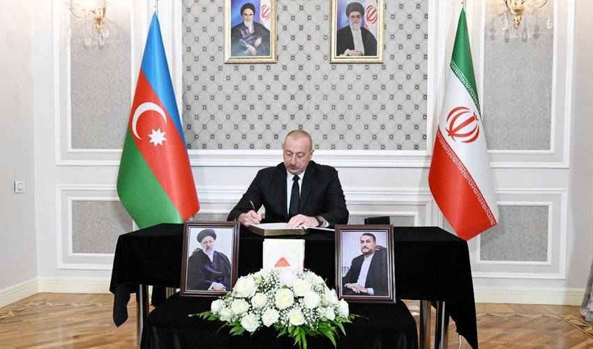 Prezident İbrahim Rəisinin ölümü ilə bağlı İran səfirinə başsağlığı verib