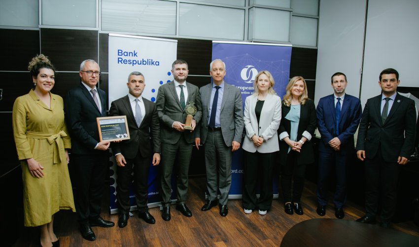 Bank Respublika won an award at the Annual Meeting of the EBRD in Yerevan!