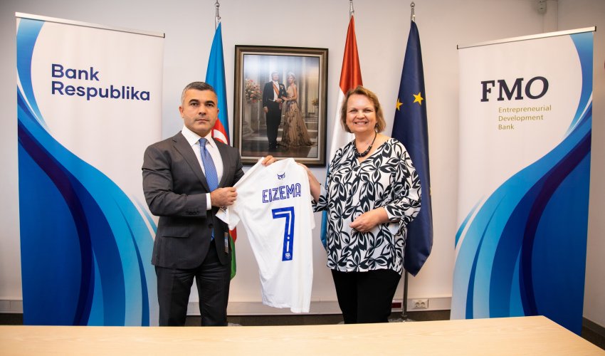 Bank Respublika və FMO sahibkarlığın dəstəklənməsi üçün iri həcmli kredit sazişi imzalayıb