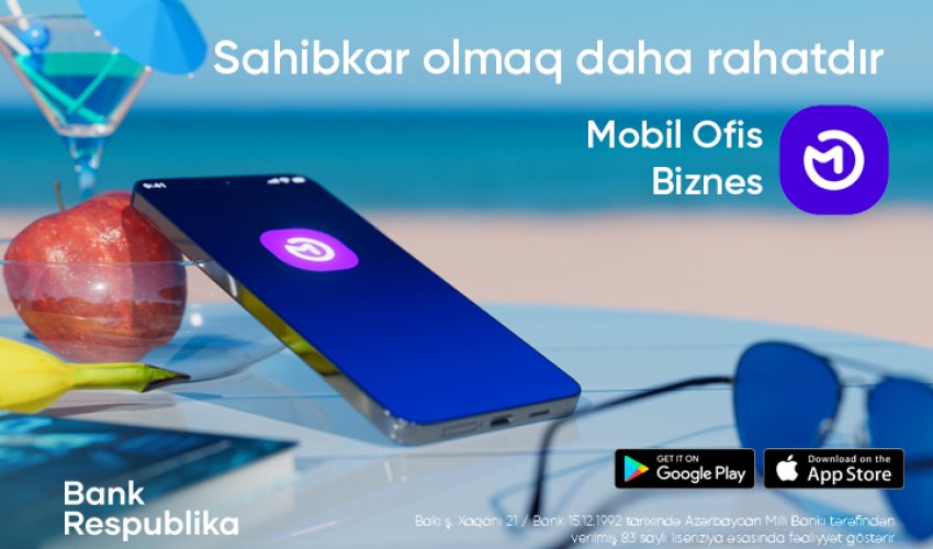 Bank Respublika biznes müştəriləri üçün “Mobil Ofis Biznes” tətbiqini yenilədi!