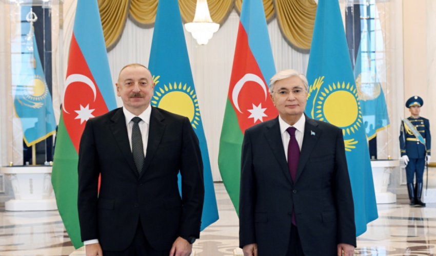 Astanada Azərbaycan və Qazaxıstan prezidentlərinin görüşü keçirilib - Yenilənib Astanada Azərbaycan və Qazaxıstan prezidentlərinin görüşü keçirilib - Yenilənib