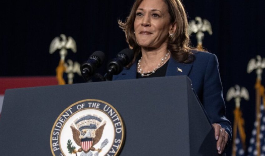 Kamala Harris prezidentliyə namizədliyini rəsmi irəli sürüb