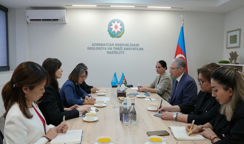 Muxtar Babayev BMT rəsmisi ilə COP29-a hazırlığı müzakirə edib Muxtar Babayev BMT rəsmisi ilə COP29-a hazırlığı müzakirə edib