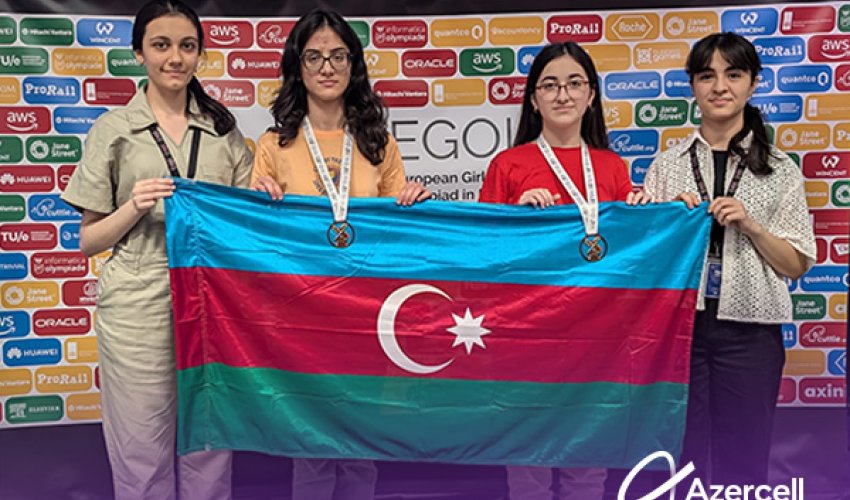 Azərbaycan məktəbliləri Avropa Qızlar İnformatika Olimpiadasında medal qazandılar