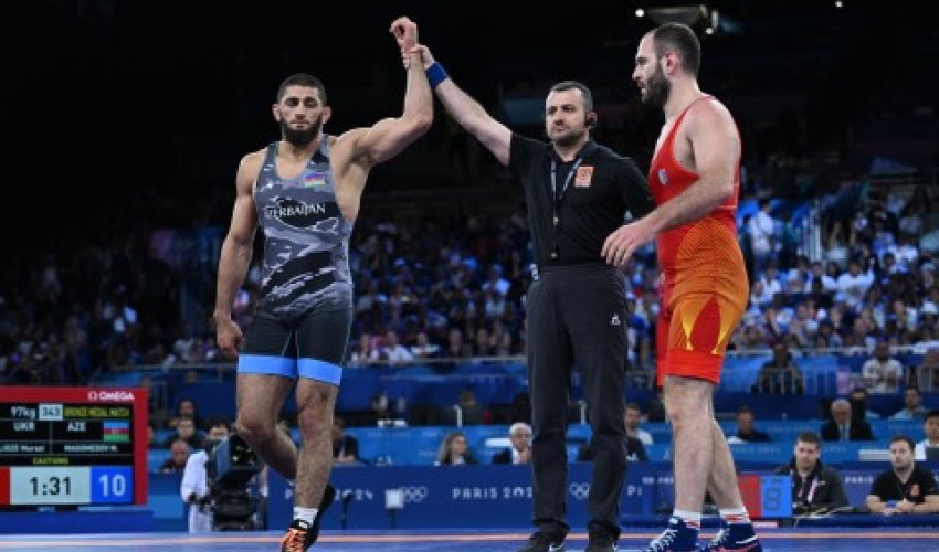 Paris-2024: Azərbaycan güləşçisi bürünc medal qazanıb Paris-2024: Azərbaycan güləşçisi bürünc medal qazanıb