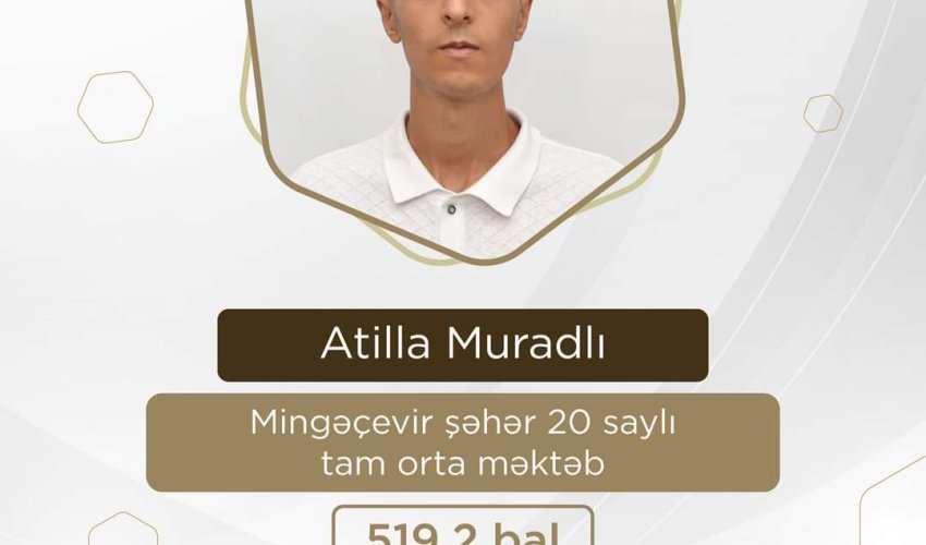 Qarabağ Univetsitetinin ilk tələbəsi Atilla Muradlı olub