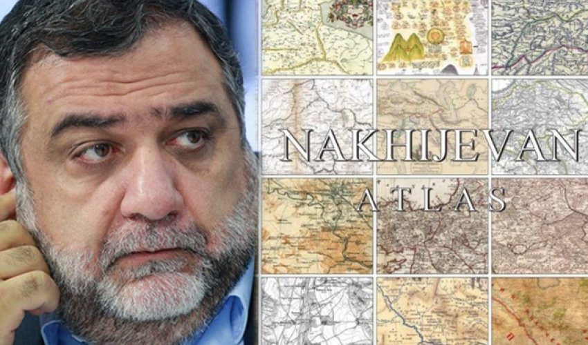 Vardanyanın Xankəndidəki iş otağından “Naxçıvan atlası” tapılıb Vardanyanın Xankəndidəki iş otağından “Naxçıvan atlası” tapılıb