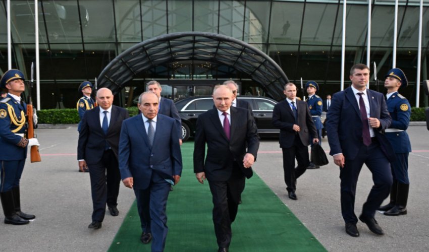 Putinin Azərbaycana səfəri başa çatıb