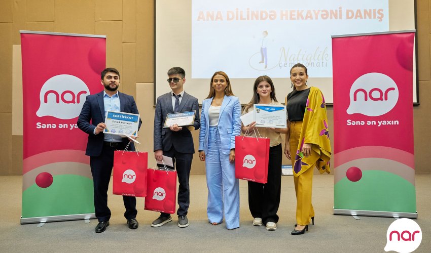 With Nar’s support public speaking championship winners were awarded on Azerbaijani Alphabet and Language Day