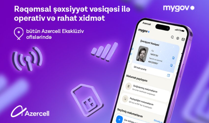“Azercell”in ofislərində rəqəmsal şəxsiyyət vəsiqəsinin tanınması təmin edilib “Azercell”in ofislərində rəqəmsal şəxsiyyət vəsiqəsinin tanınması təmin edilib