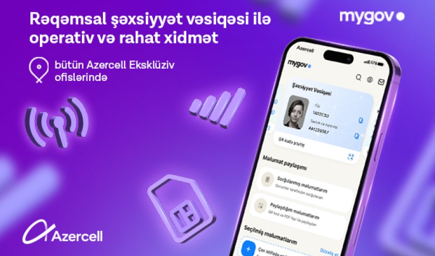 Azercell offices accept digital identity cards