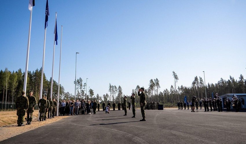 На юге Эстонии открылась новая военная база у границы с Россией