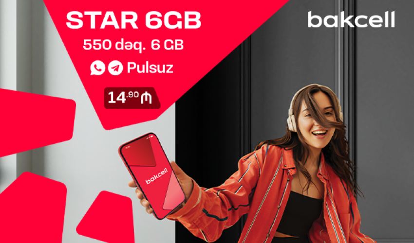 “Bakcell”dən abunəçilərə geniş seçim imkanı verən “Star” tarifi