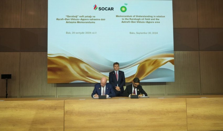 bp və SOCAR arasında anlaşma memorandumu imzalanıb