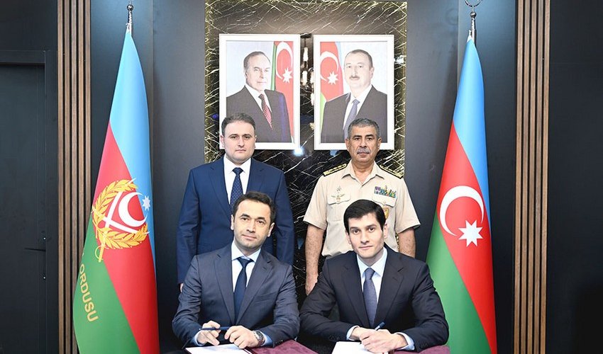 Azerbaijan Defense Ministry and Azersilah Defence Industry Holding ink MoU