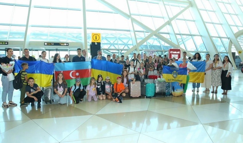 30 more children from Ukraine arrive in Azerbaijan for rehabilitation 30 more children from Ukraine arrive in Azerbaijan for rehabilitation