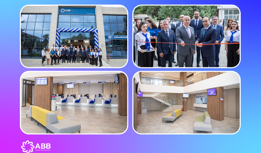ABB-nin Cəlilabad filialı yenilənmiş binasında xidmətə başladı! ABB-nin Cəlilabad filialı yenilənmiş binasında xidmətə başladı!