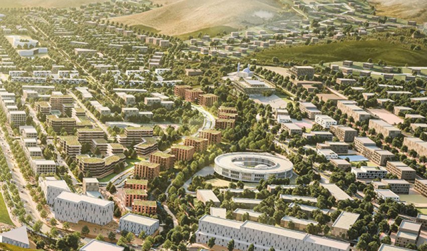 Zəngilanda beşinci yaşayış kompleksinin görüntüləri yayılıb Zəngilanda beşinci yaşayış kompleksinin görüntüləri yayılıb