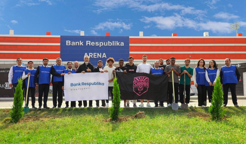 Bank Respublika və Sabah FK ağacəkmə aksiyası keçirdi