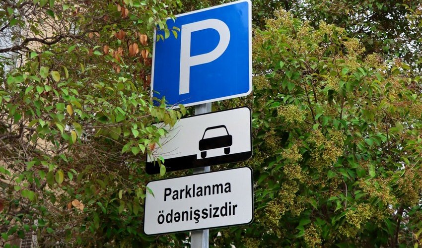 Bakıda 94 ödənişsiz parklanma yerləri təşkil edilib Bakıda 94 ödənişsiz parklanma yerləri təşkil edilib