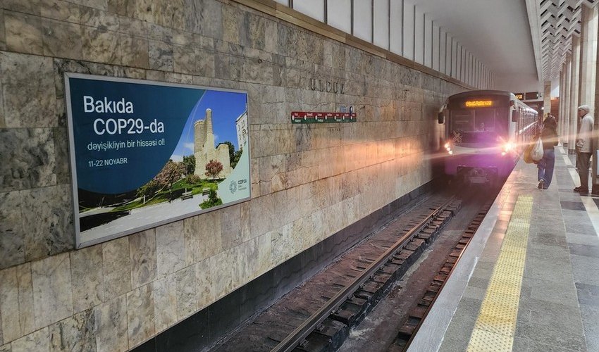 COP29-la bağlı Bakı metrosunda hansı işlərin görüldüyü açıqlanıb COP29-la bağlı Bakı metrosunda hansı işlərin görüldüyü açıqlanıb