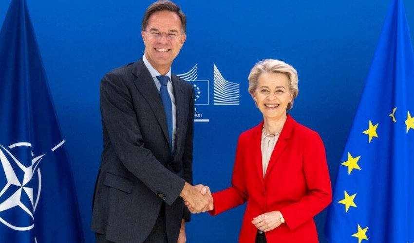 Ursula von der Leyen NATO Baş katibi ilə görüşüb Ursula von der Leyen NATO Baş katibi ilə görüşüb