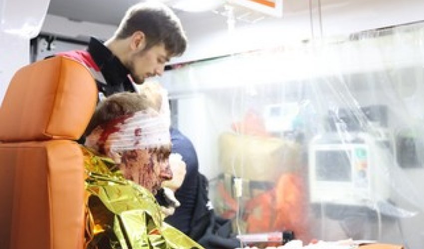 Rusiya Xarkovdakı polis binasını vurub, 40 nəfər yaralanıb Rusiya Xarkovdakı polis binasını vurub, 40 nəfər yaralanıb