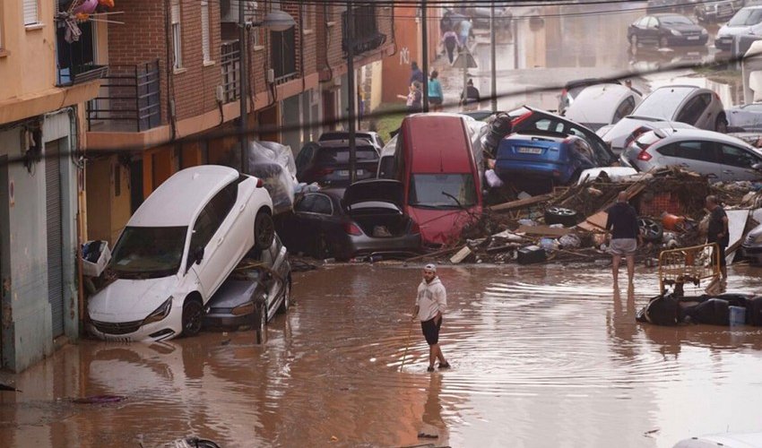 İspaniyada daşqınlar nəticəsində ölənlərin sayı 211 nəfərə çatıb