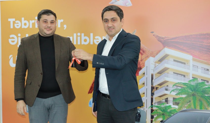 Unibank “Əjdaha” lotereyanın növbəti qaliblərinə hədiyyələri təqdim edib